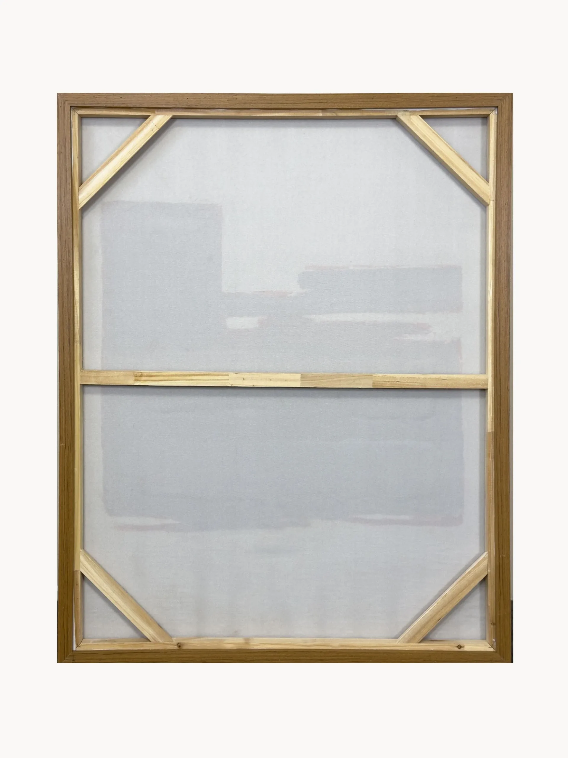 Quadro dipinto a mano con cornice in legno Racing Red
