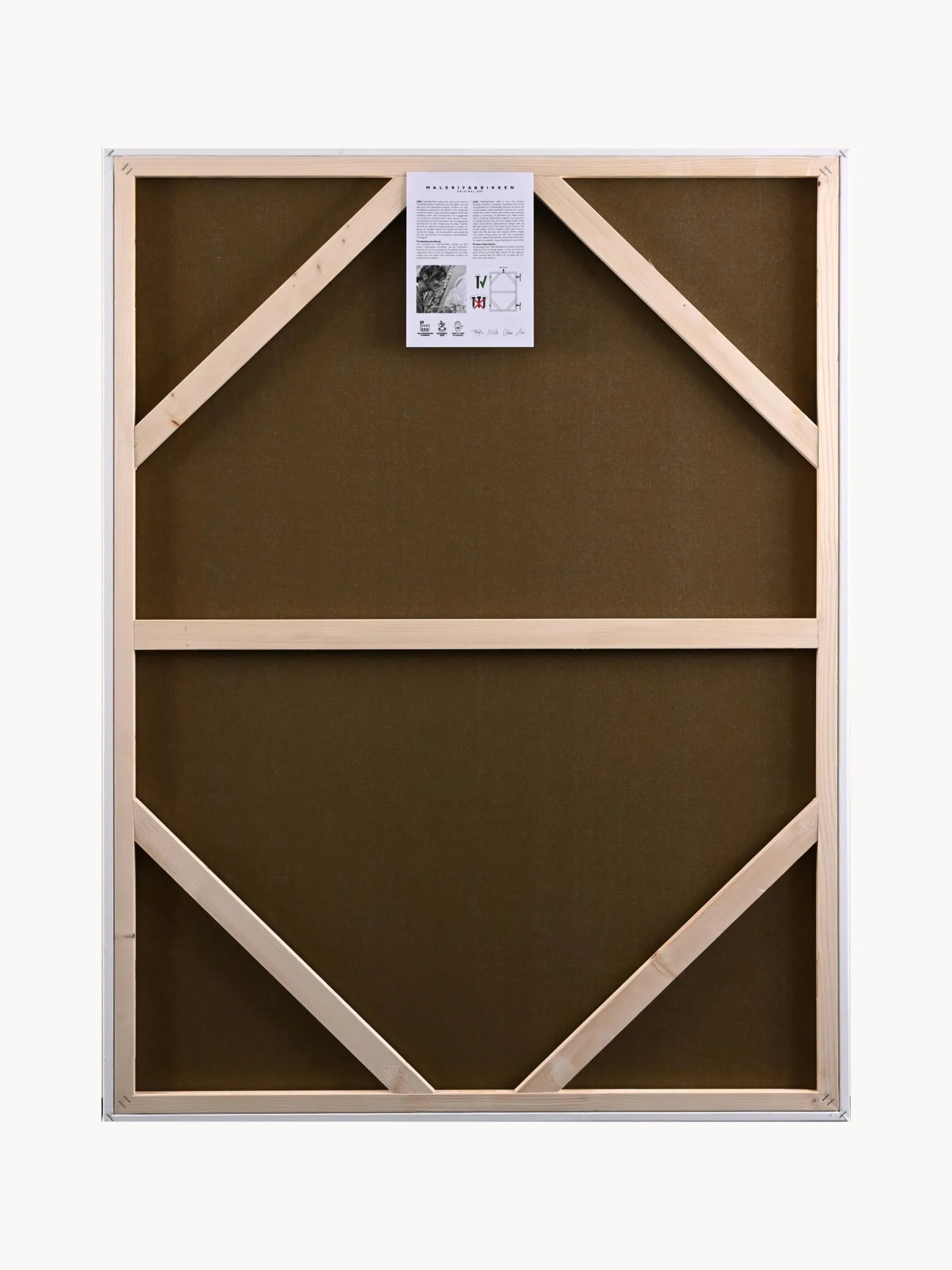 Quadro dipinto a mano Light Line