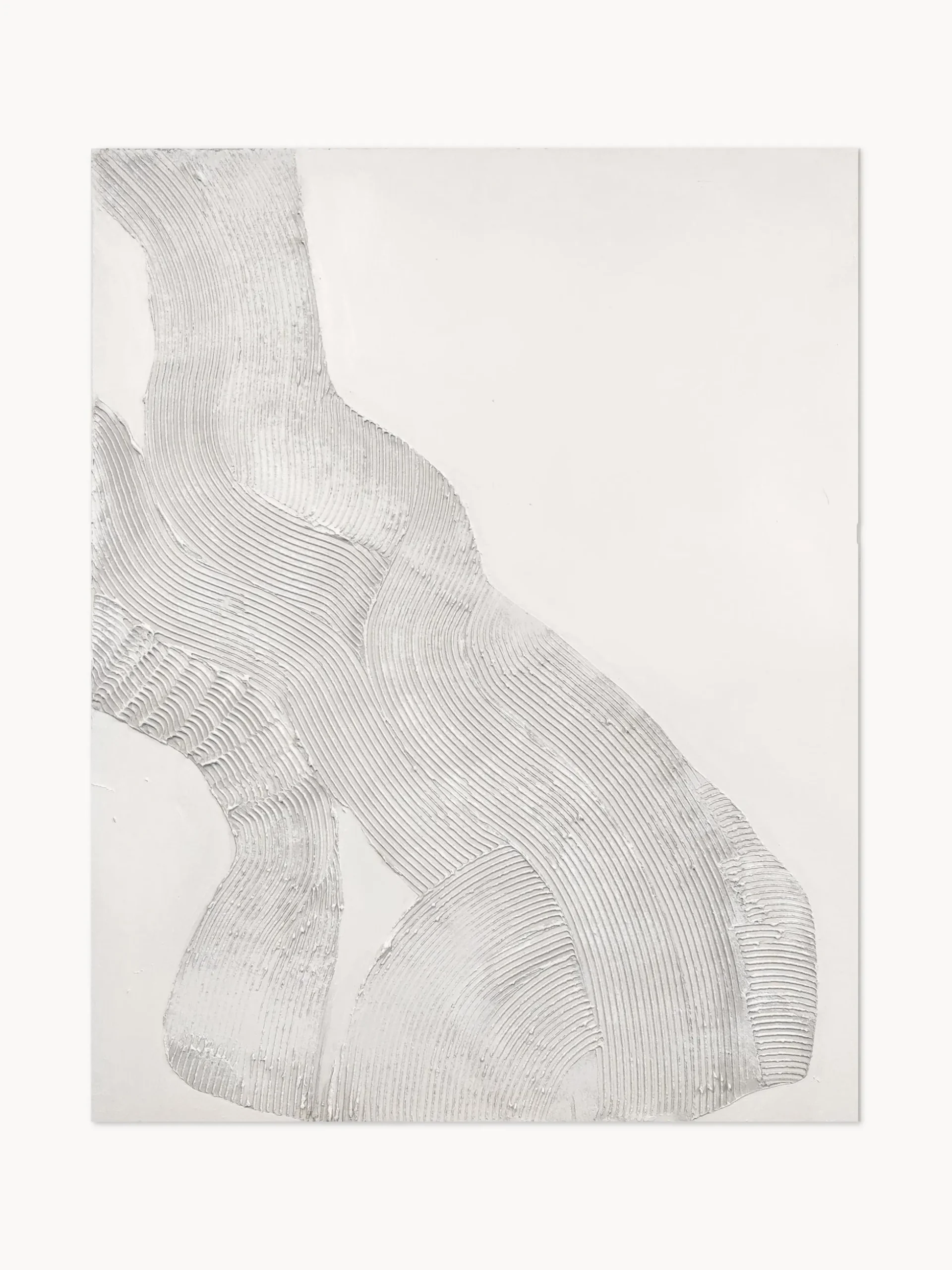 Quadro dipinto a mano White Sculpture 1