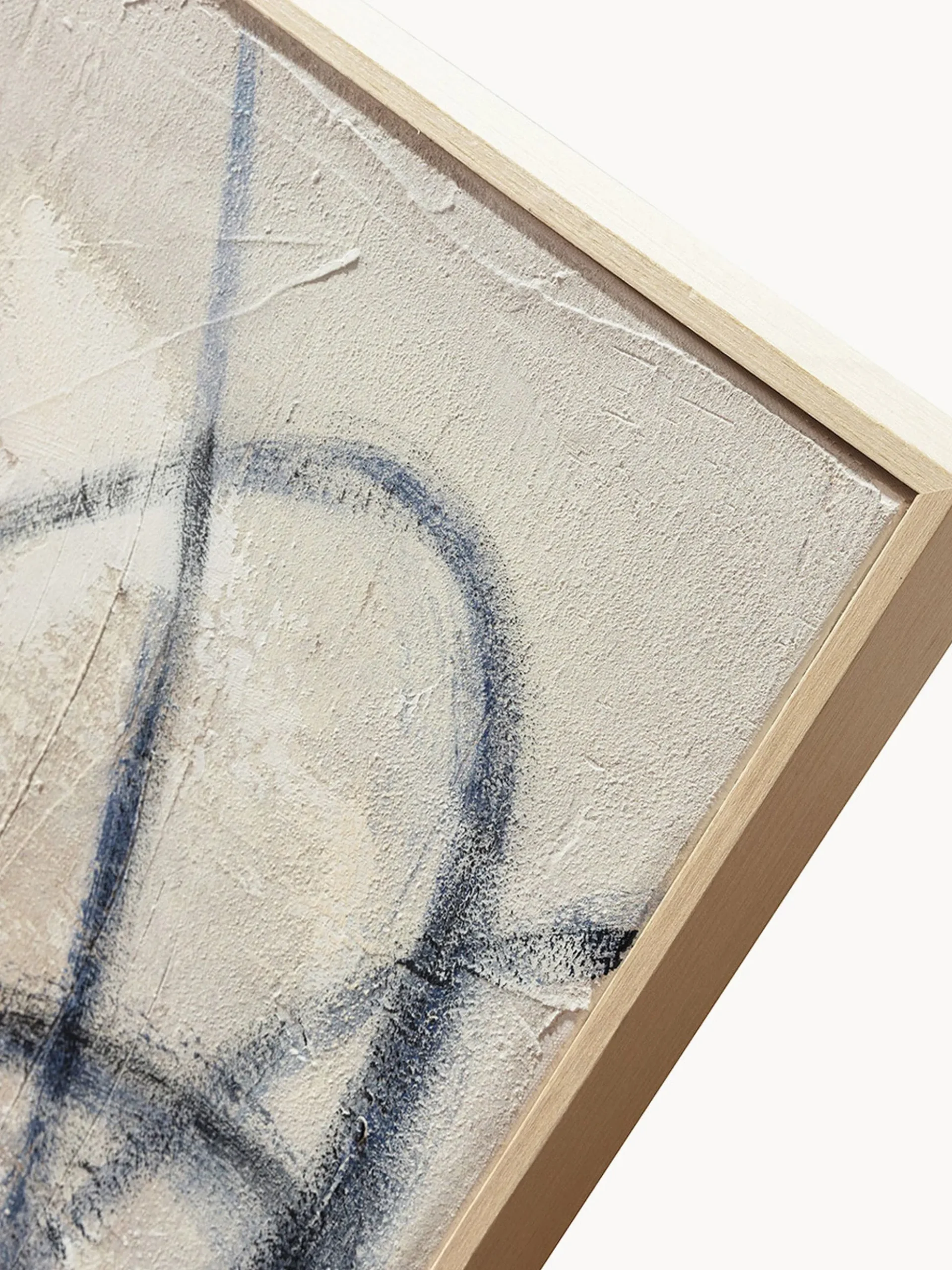 Quadro su tela dipinto a mano Blue Billow