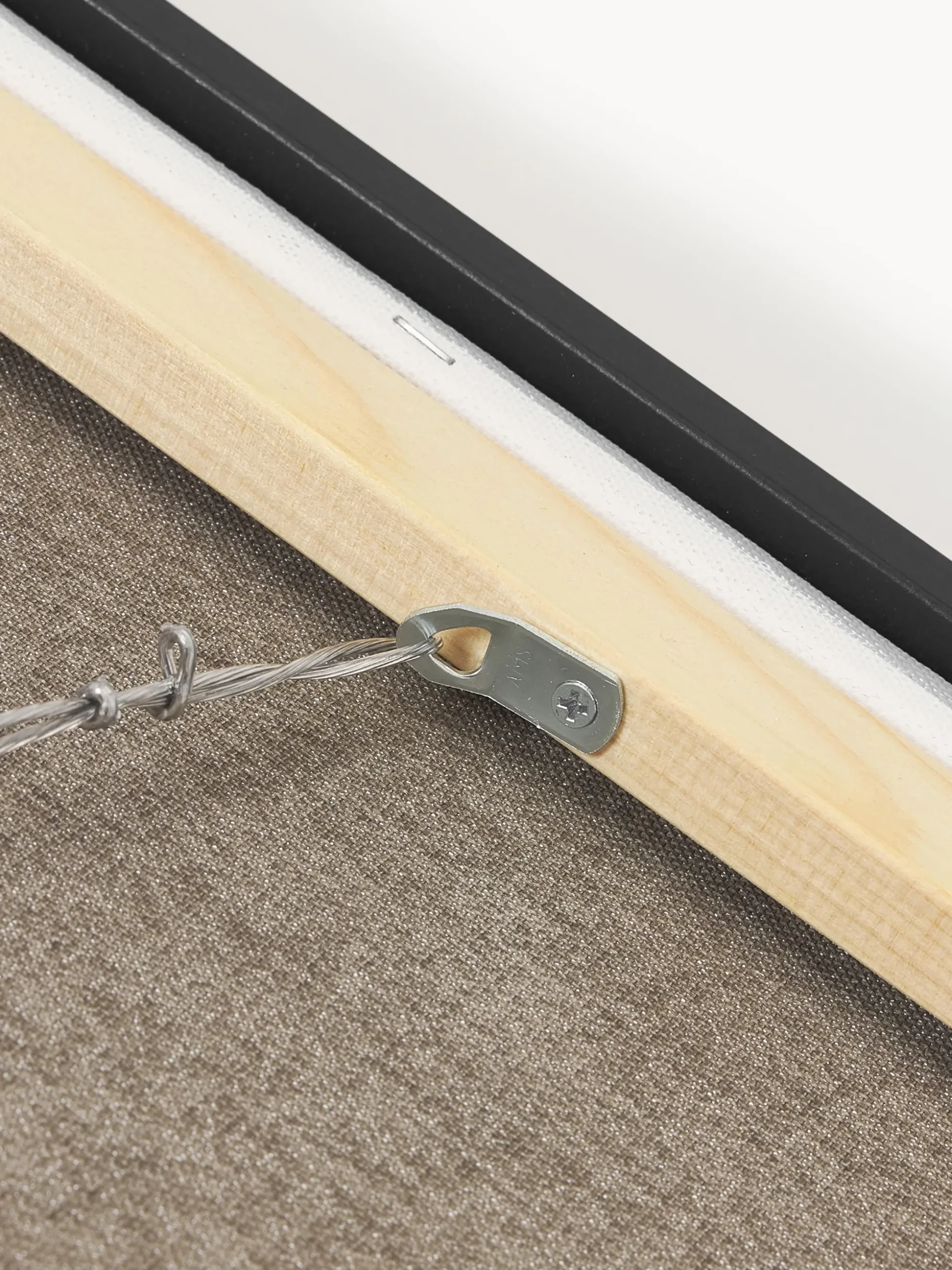 Quadro su tela dipinto a mano con cornice in legno Simple Living