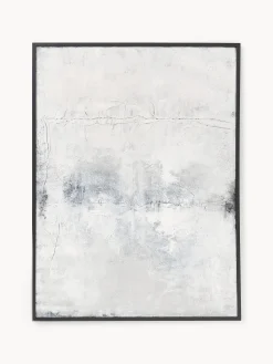 Quadro su tela dipinto a mano con cornice in legno Simple Living