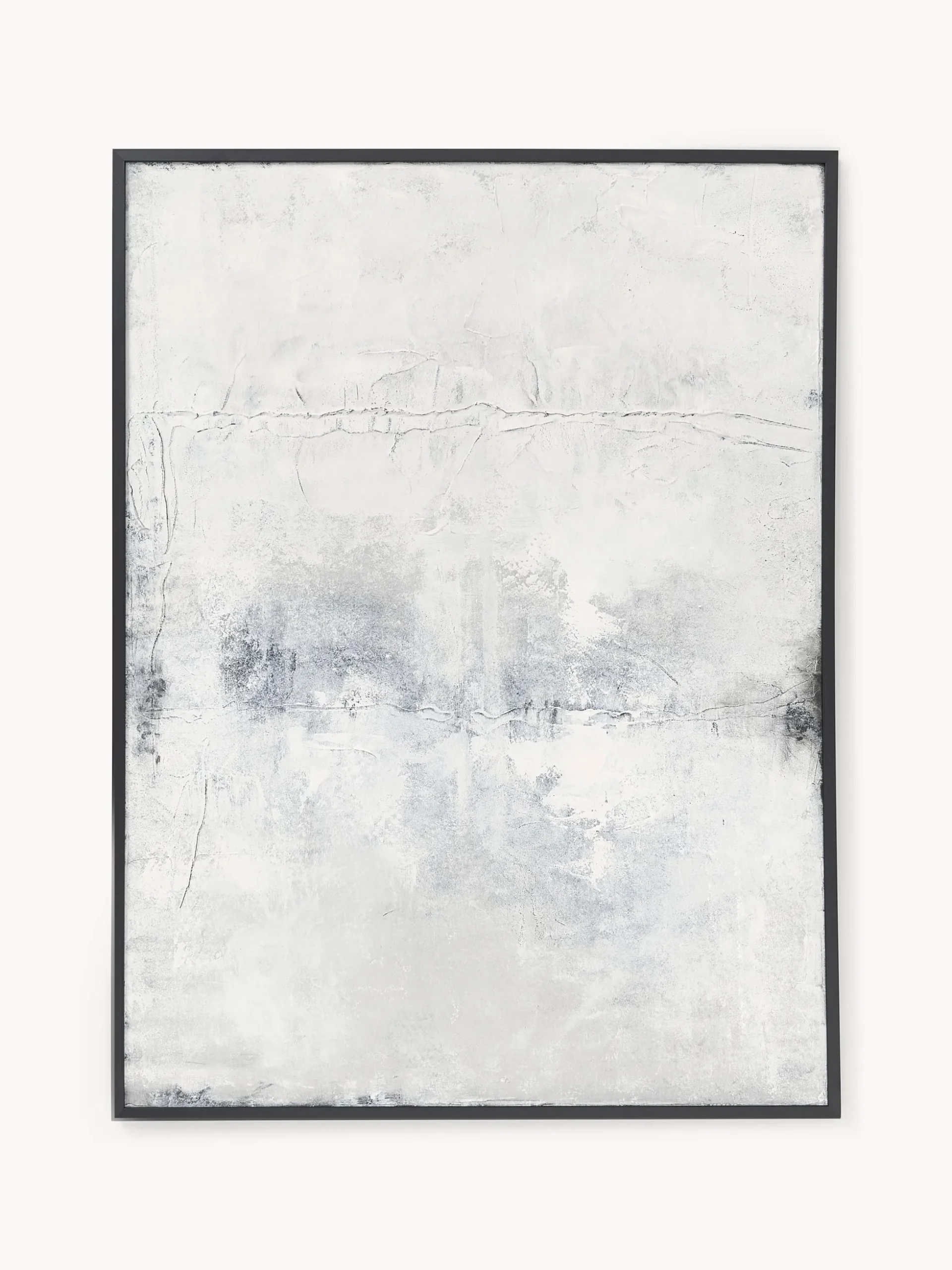 Quadro su tela dipinto a mano con cornice in legno Simple Living