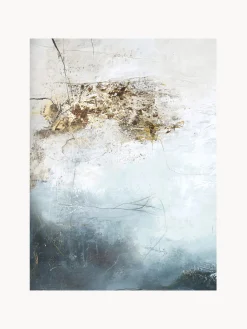 Quadro su tela dipinto a mano Freja Blanche