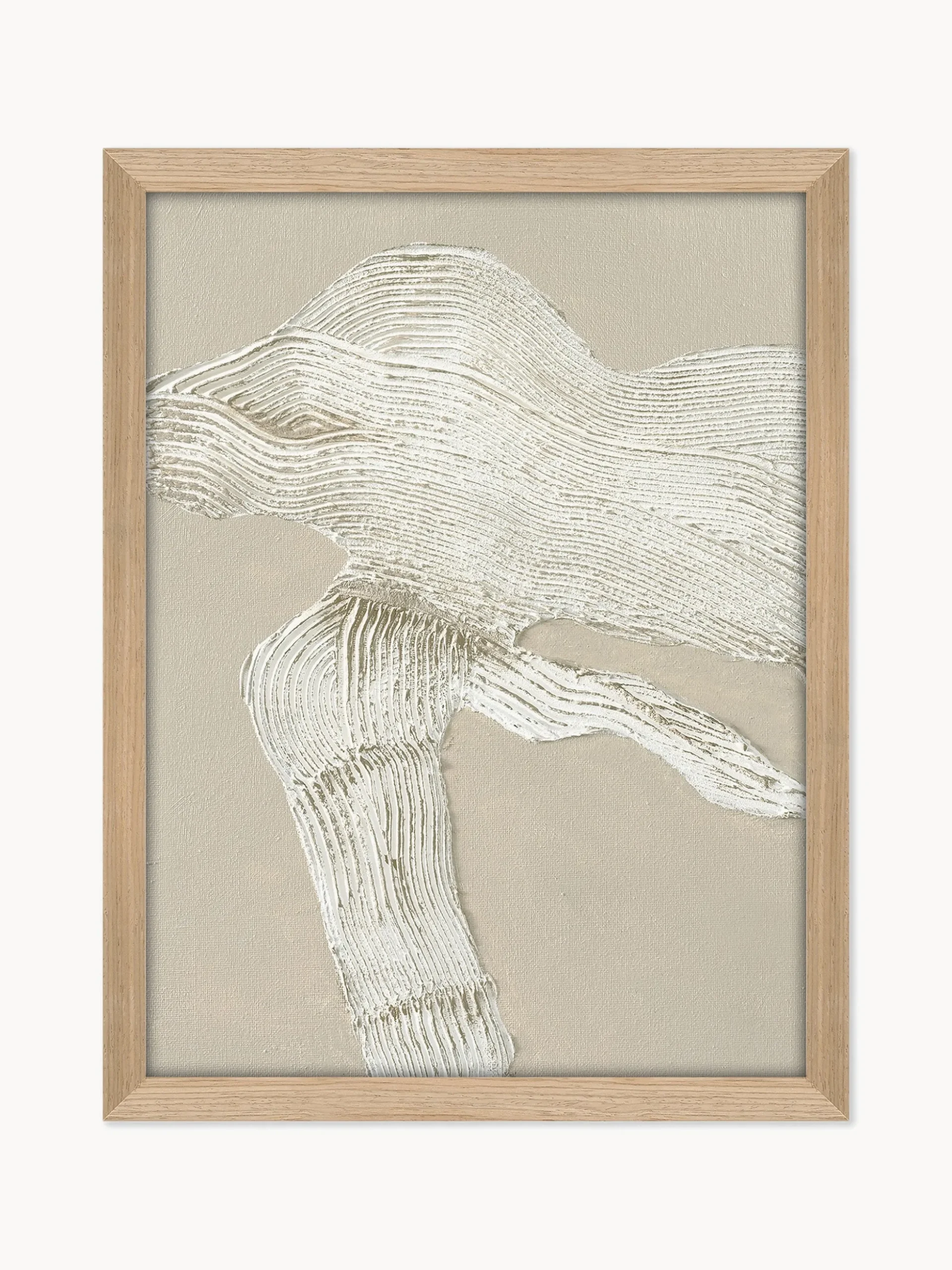 Quadro su tela dipinto a mano con cornice Art Shape 1, varie misure