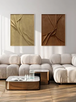 Quadro su tela dipinto a mano Suede