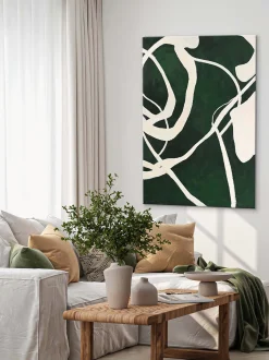 Quadro su tela dipinto a mano con cornice Masterpiece
