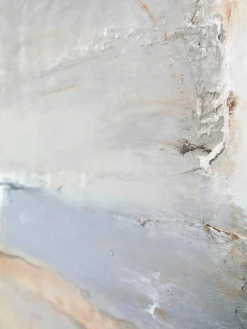 Quadro su tela dipinto a mano con cornice in legno Scenario