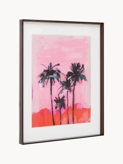 Quadro con cornice fatta a mano Palms