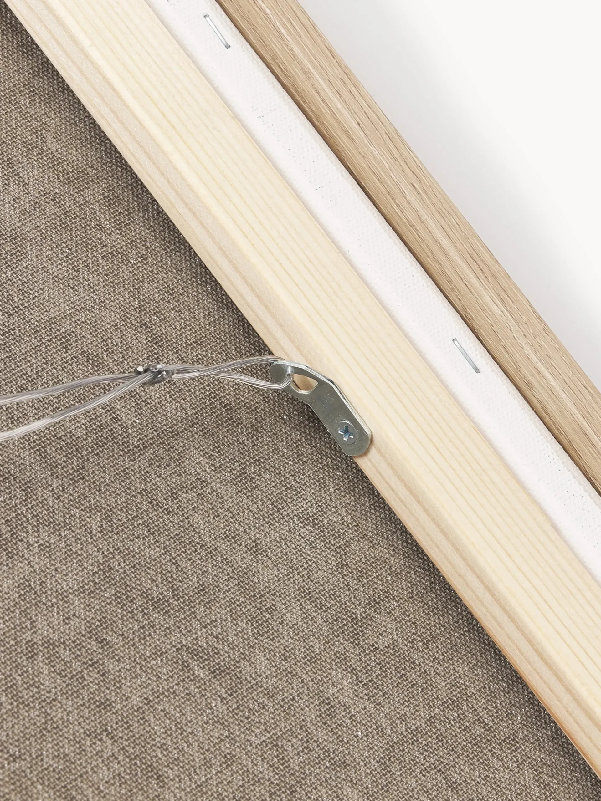 Quadro dipinto a mano con cornice in legno Simple Living