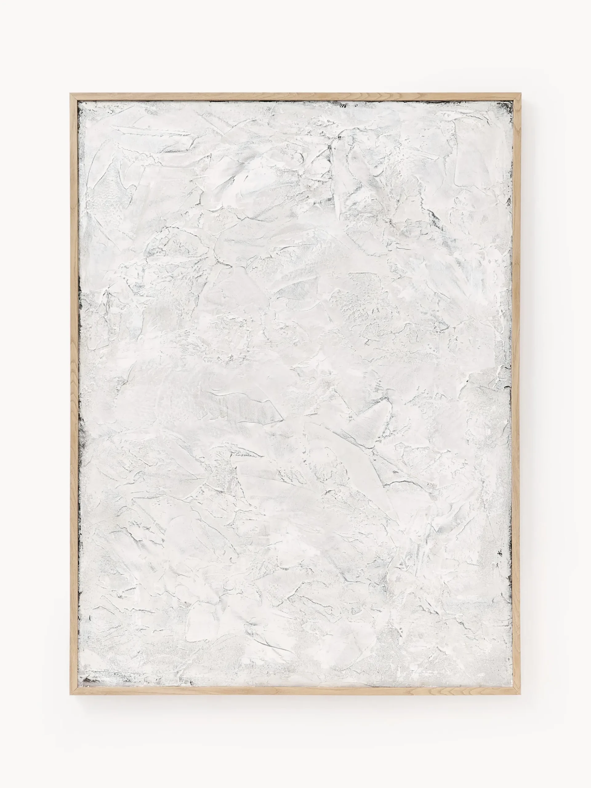 Quadro dipinto a mano con cornice in legno Simple Living