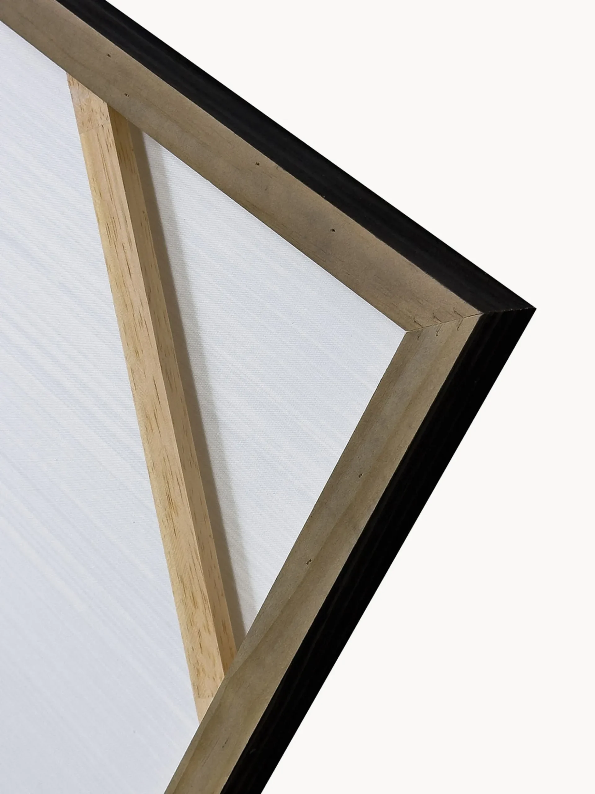 Quadro dipinto a mano con cornice in legno Kubrick