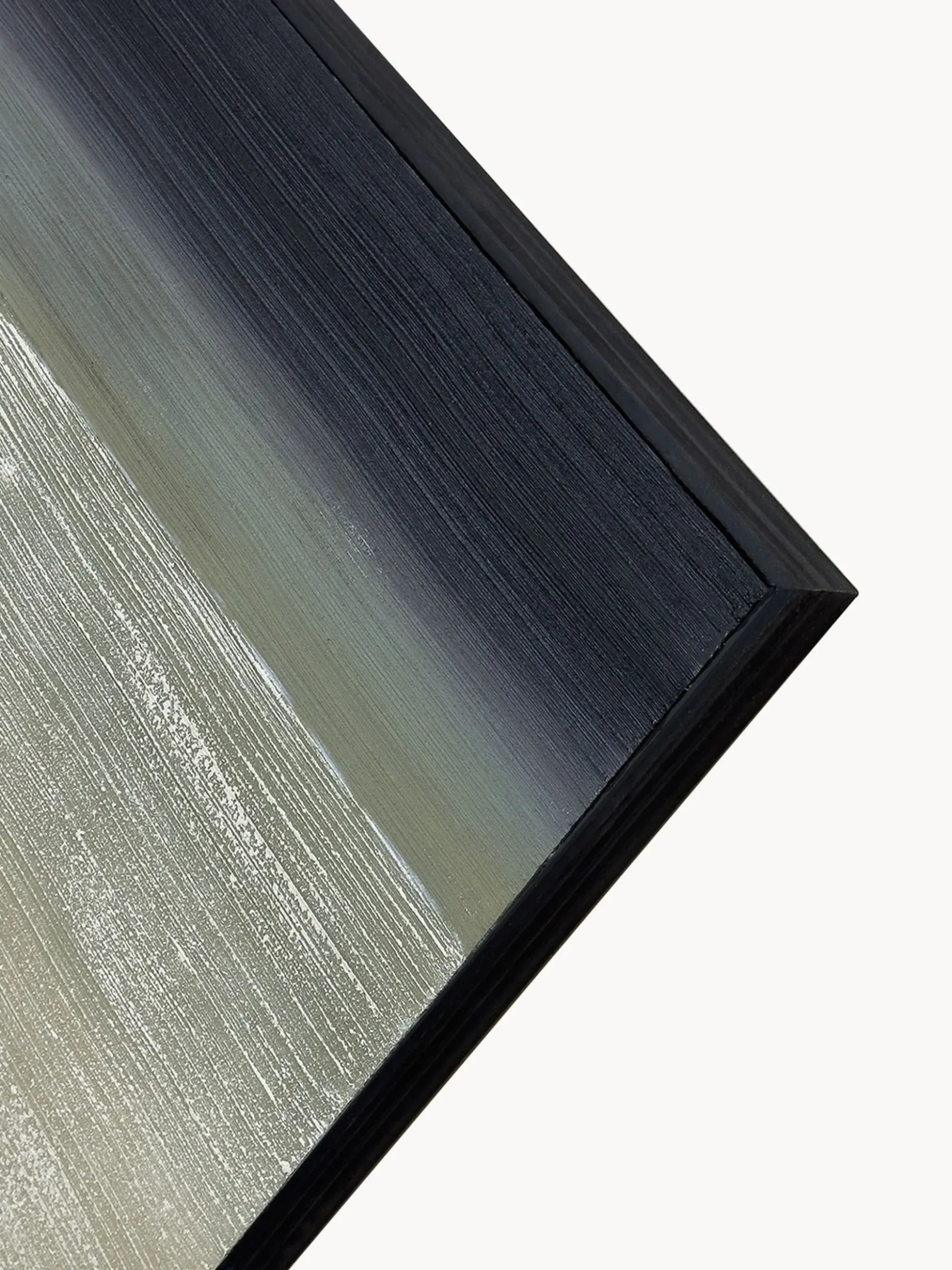 Quadro dipinto a mano con cornice in legno Kubrick