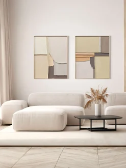 Quadro su tela dipinto a mano Apricot