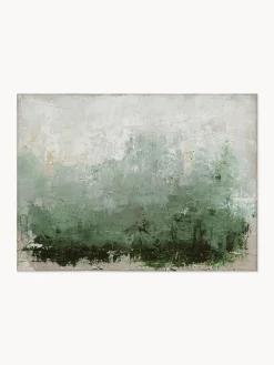 Quadro su tela dipinto a mano con cornice in legno New Story