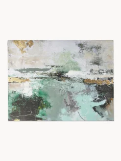 Quadro su tela dipinto a mano Hillside