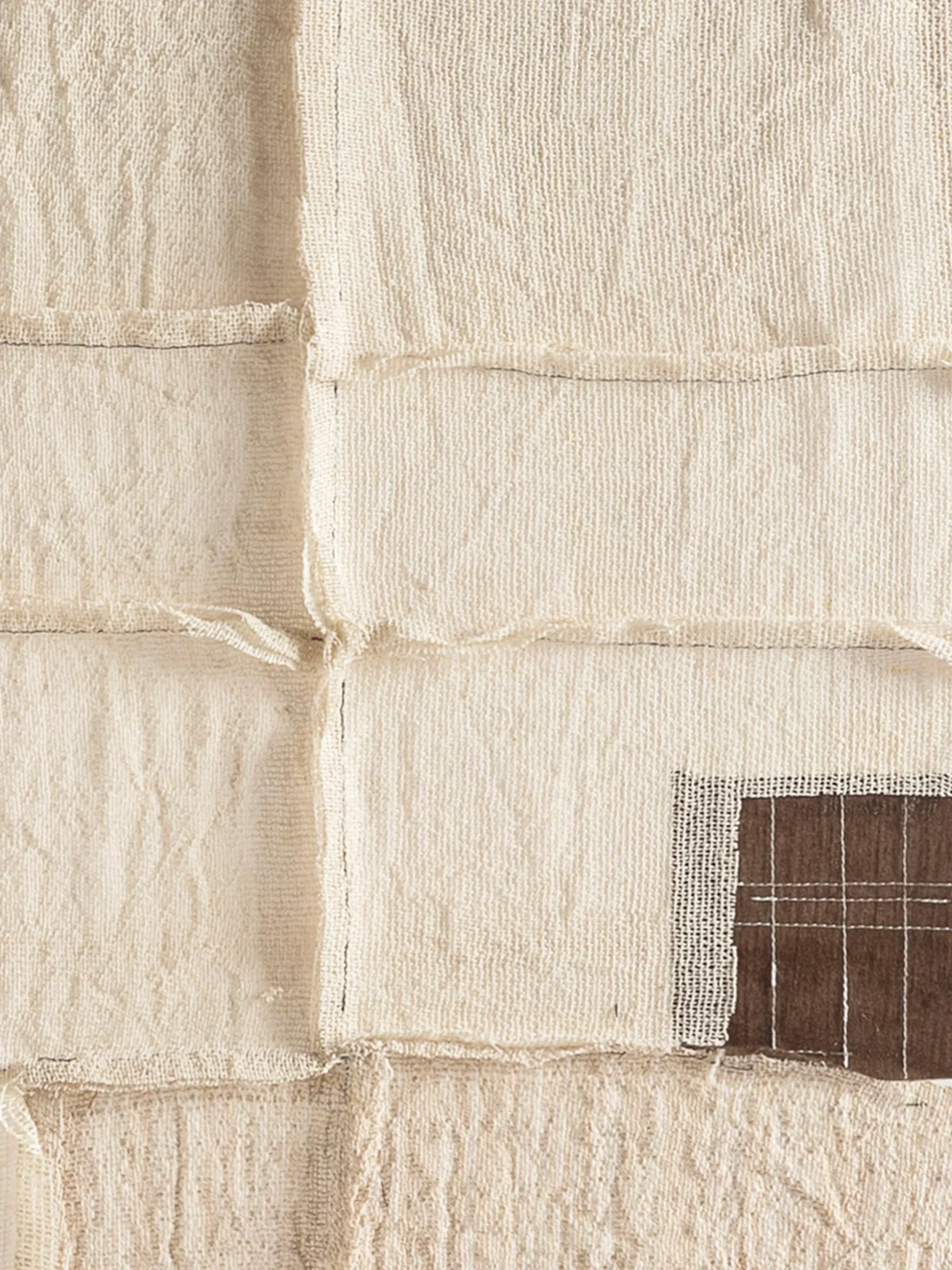 Quadro su tela fatto a mano con cornice in legno Manos