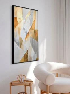 Quadro su tela incorniciato Shattered Light