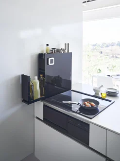 Ripiano estraibile da cucina in metallo Tower