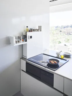 Ripiano estraibile da cucina in metallo Tower