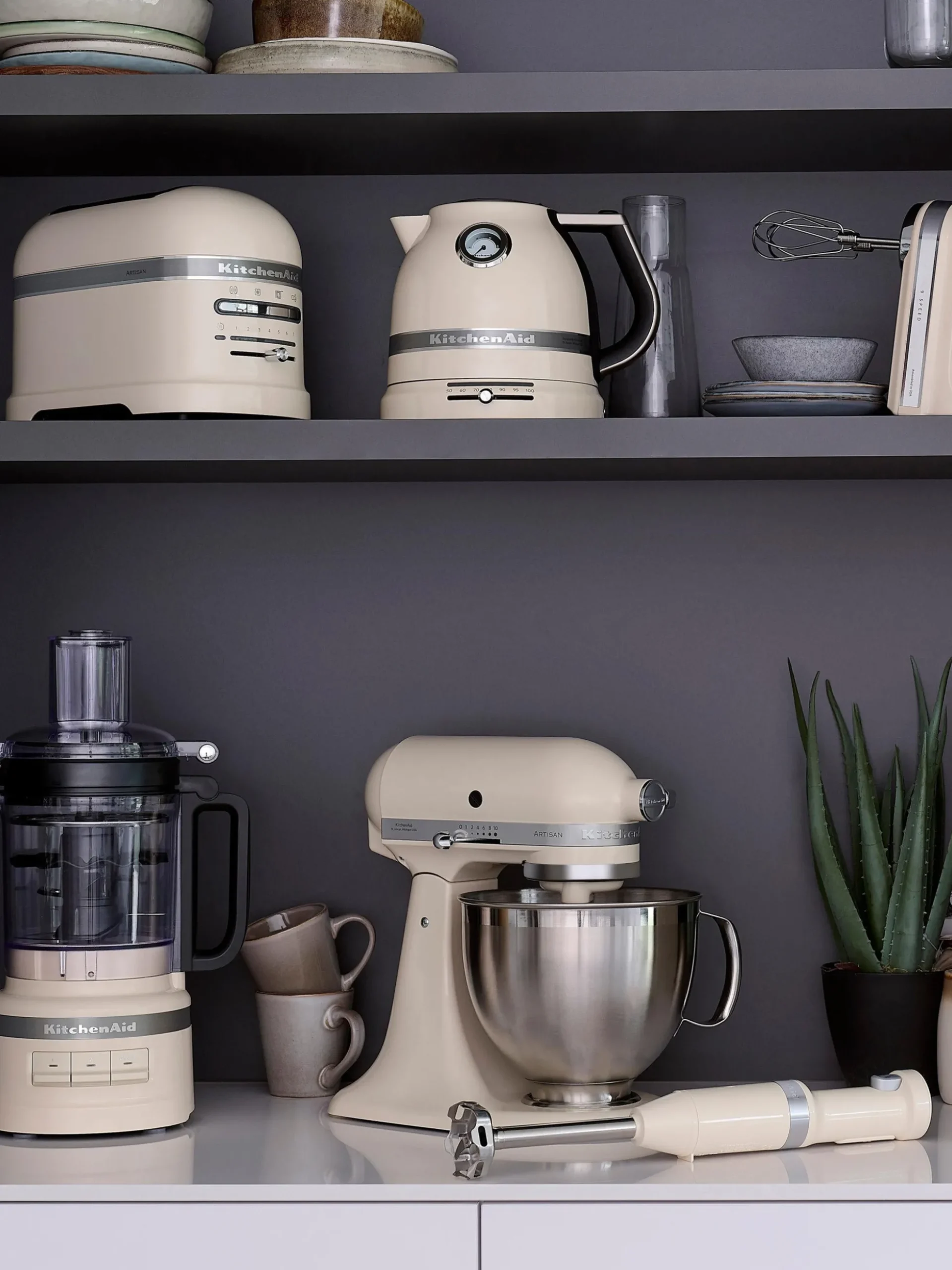 Robot da cucina con testa reclinabile Artisan, 4,8 l, set da 8