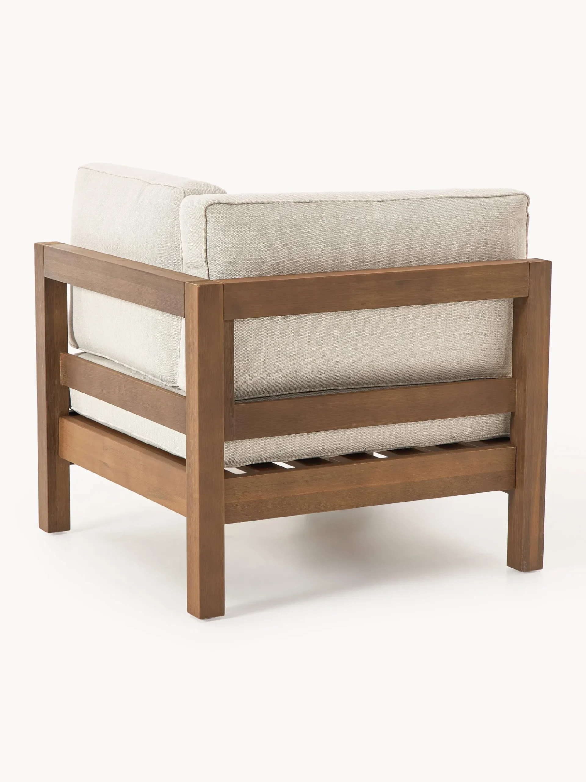Salotto da giardino componibile in legno di acacia Joshua 4 pz