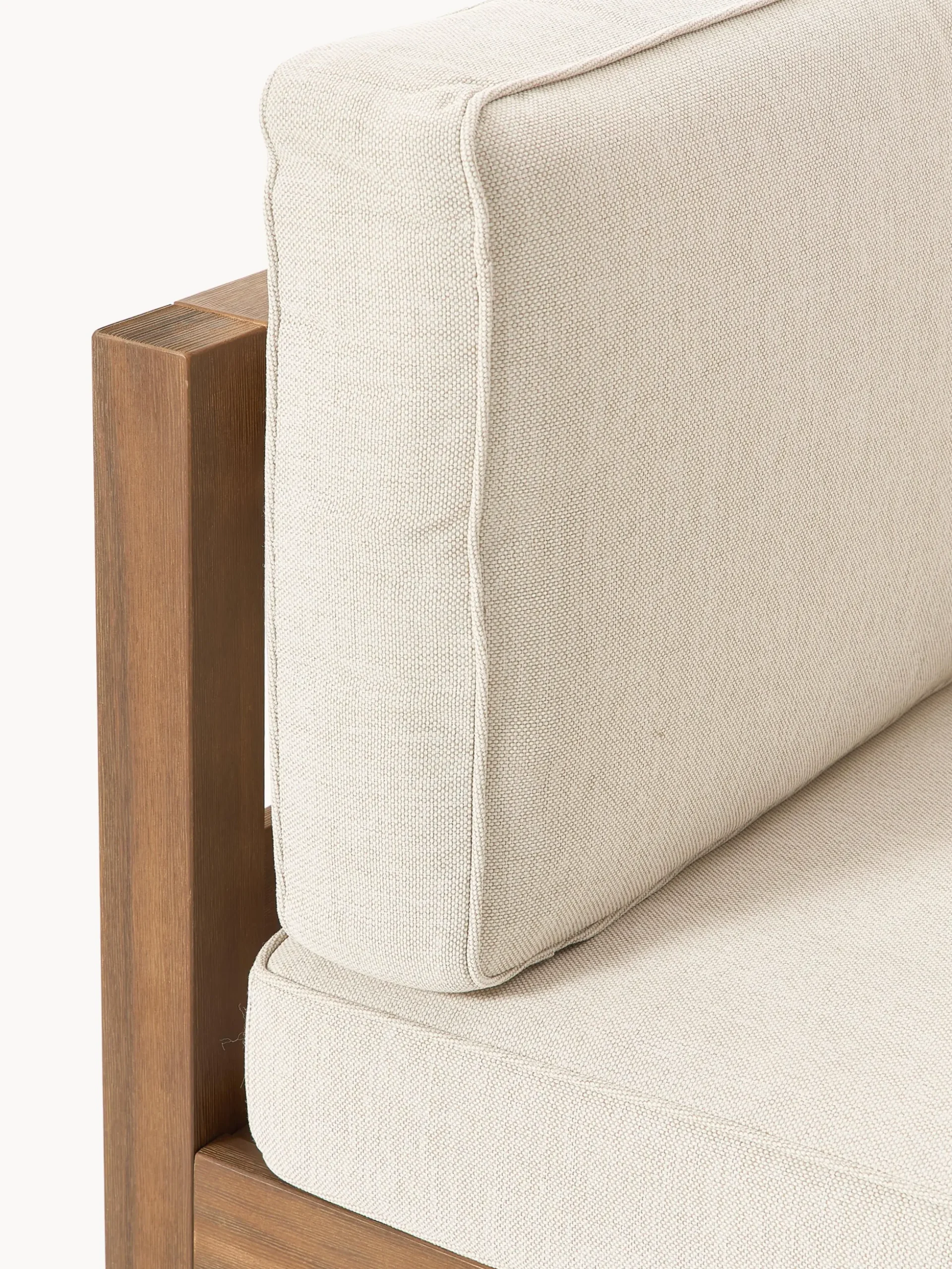 Salotto da giardino componibile in legno di acacia Joshua 4 pz