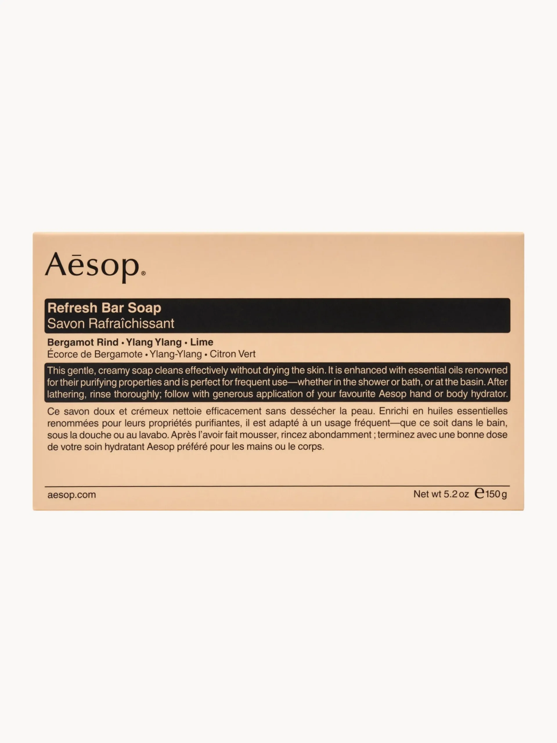 Sapone solido Refresh (bergamotto, ylang ylang, lime)