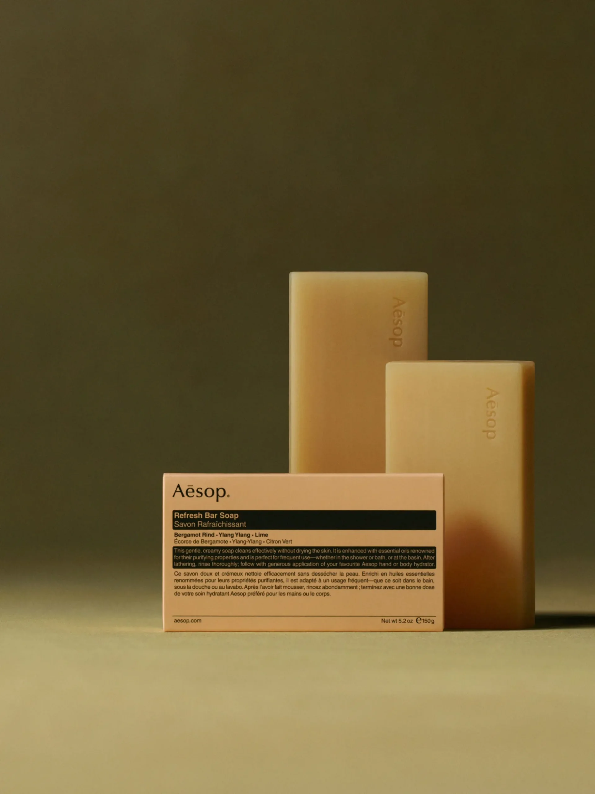Sapone solido Refresh (bergamotto, ylang ylang, lime)