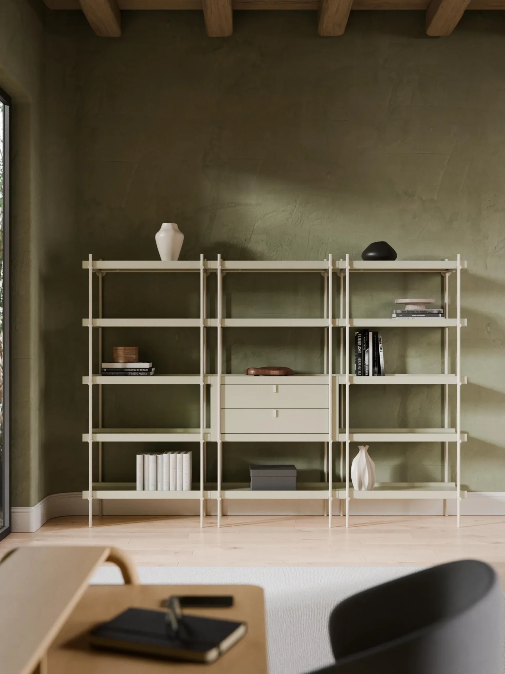 Scaffale alto con cassetti Rio