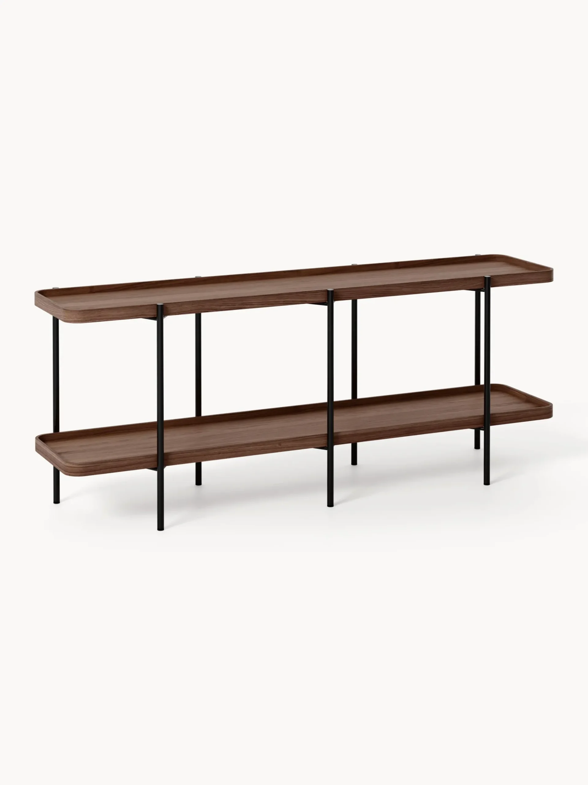 Scaffale basso in legno Renee