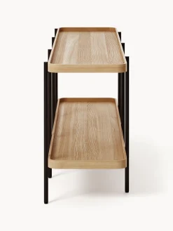 Scaffale basso in legno Renee
