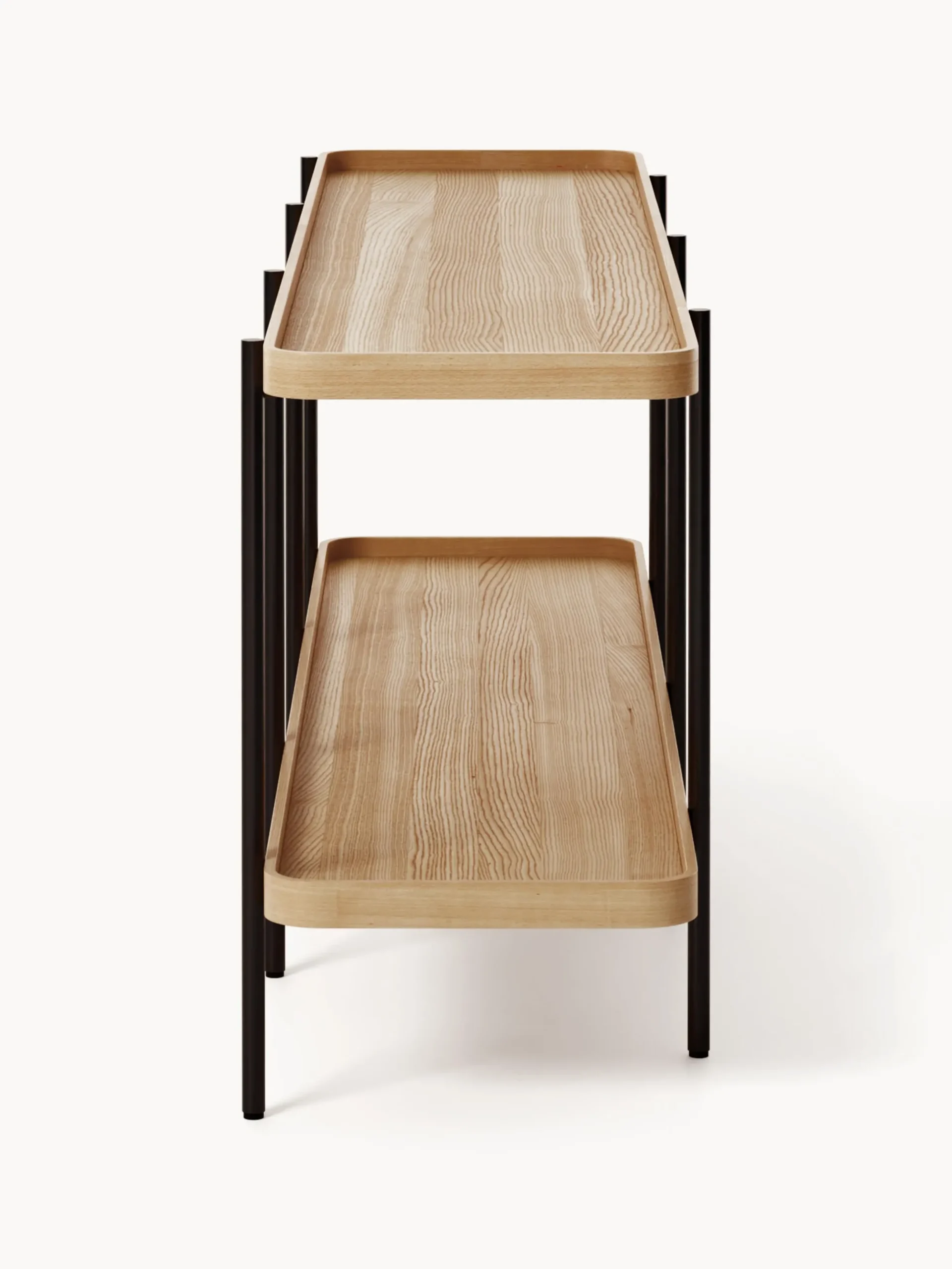 Scaffale basso in legno Renee