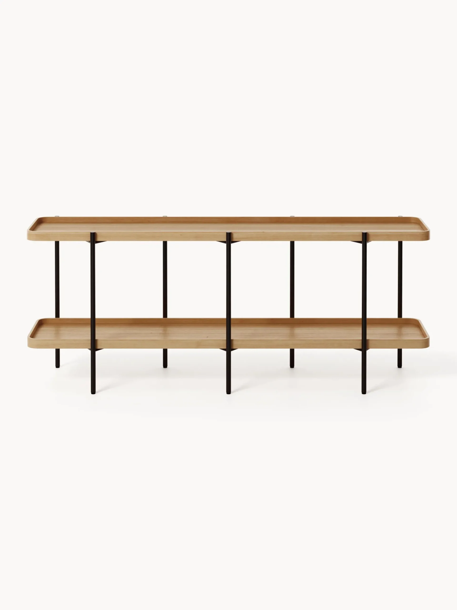 Scaffale basso in legno Renee