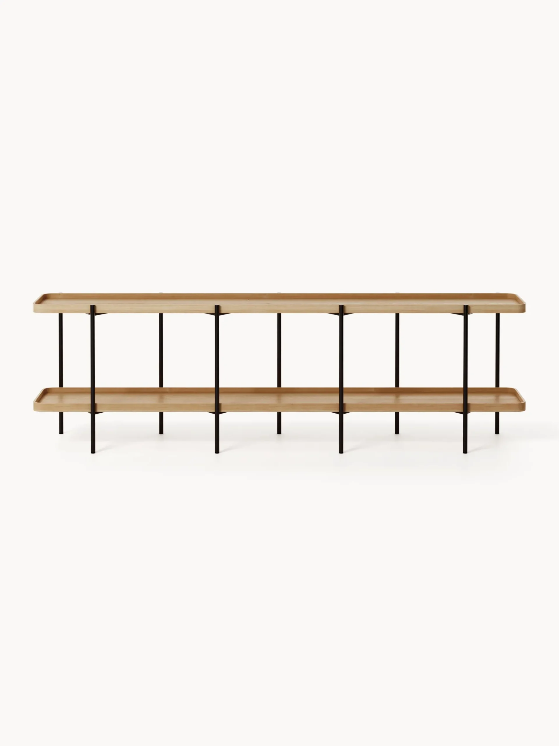 Scaffale basso in legno Renee