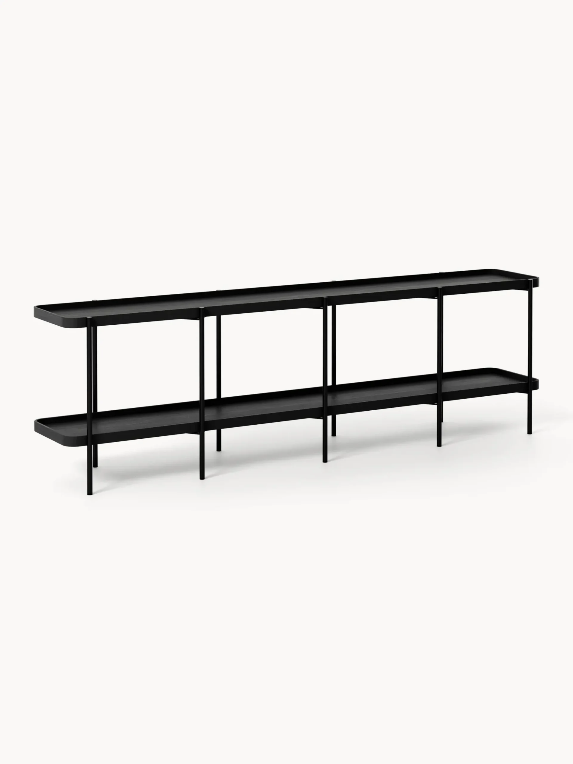 Scaffale basso in legno Renee