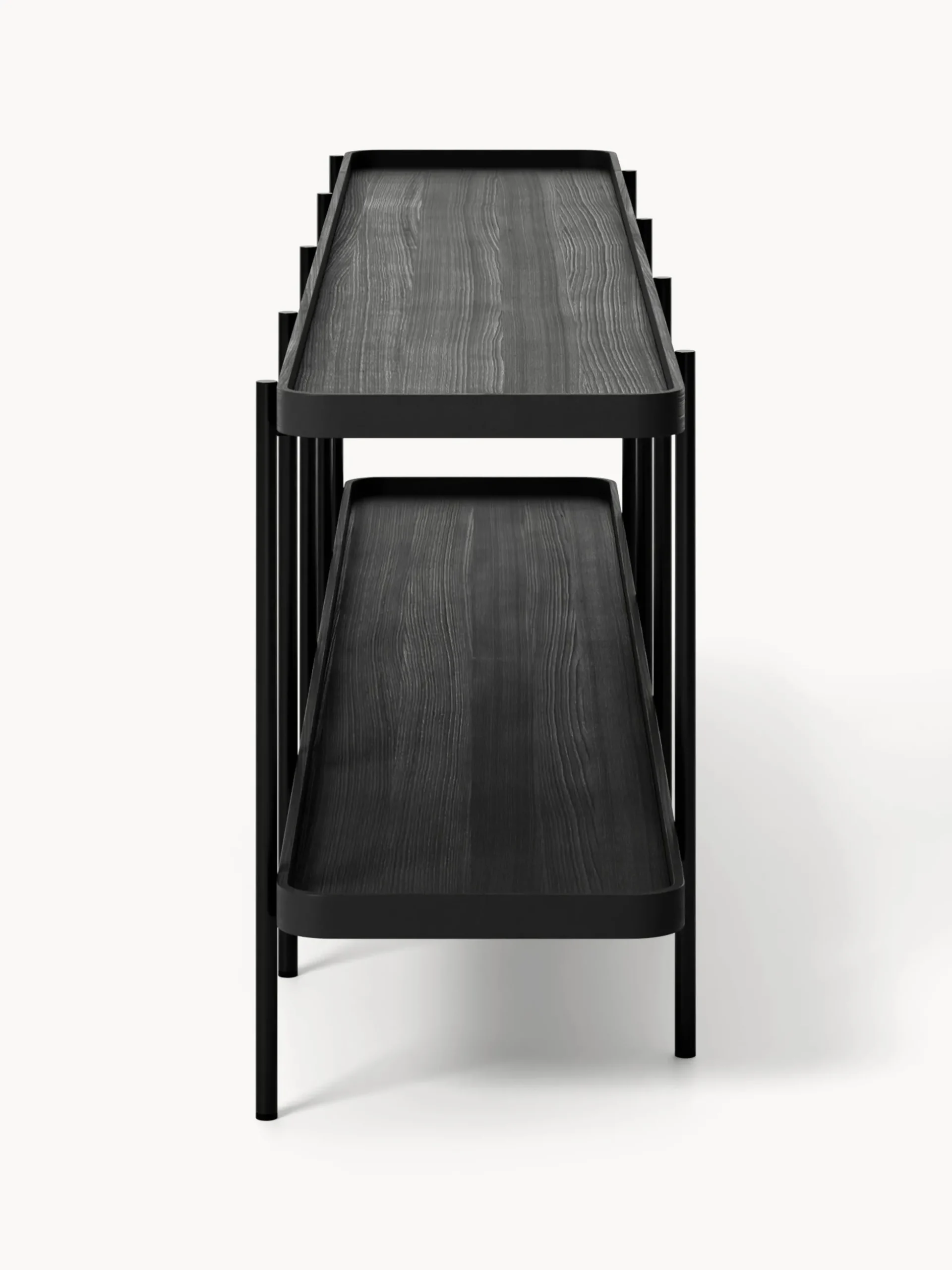Scaffale basso in legno Renee