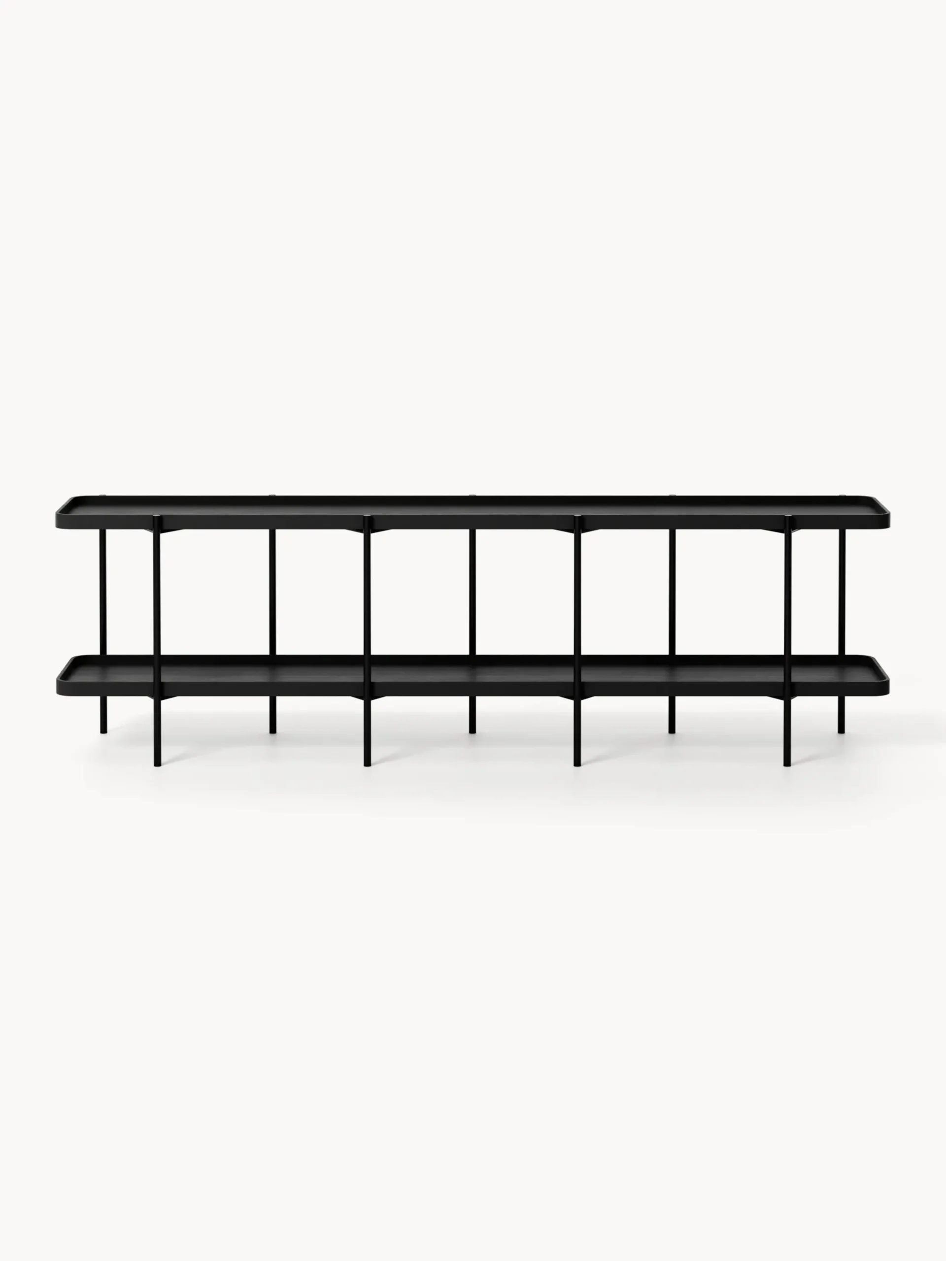 Scaffale basso in legno Renee