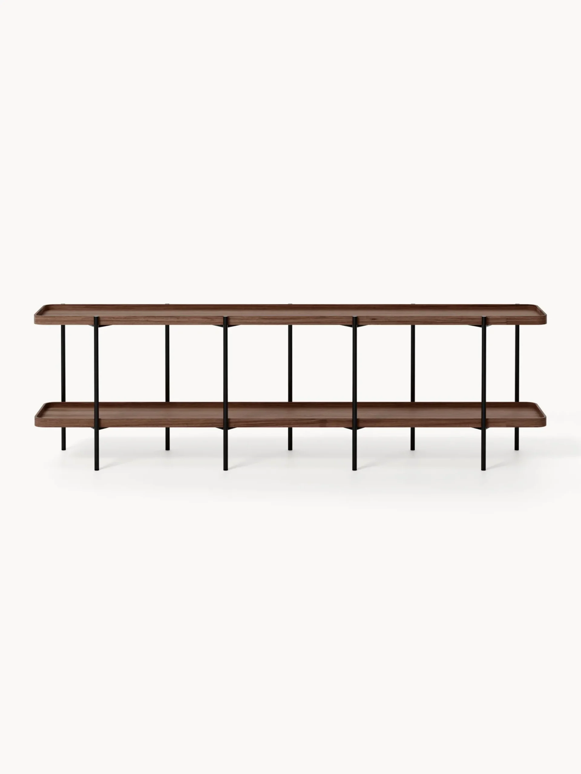 Scaffale basso in legno Renee