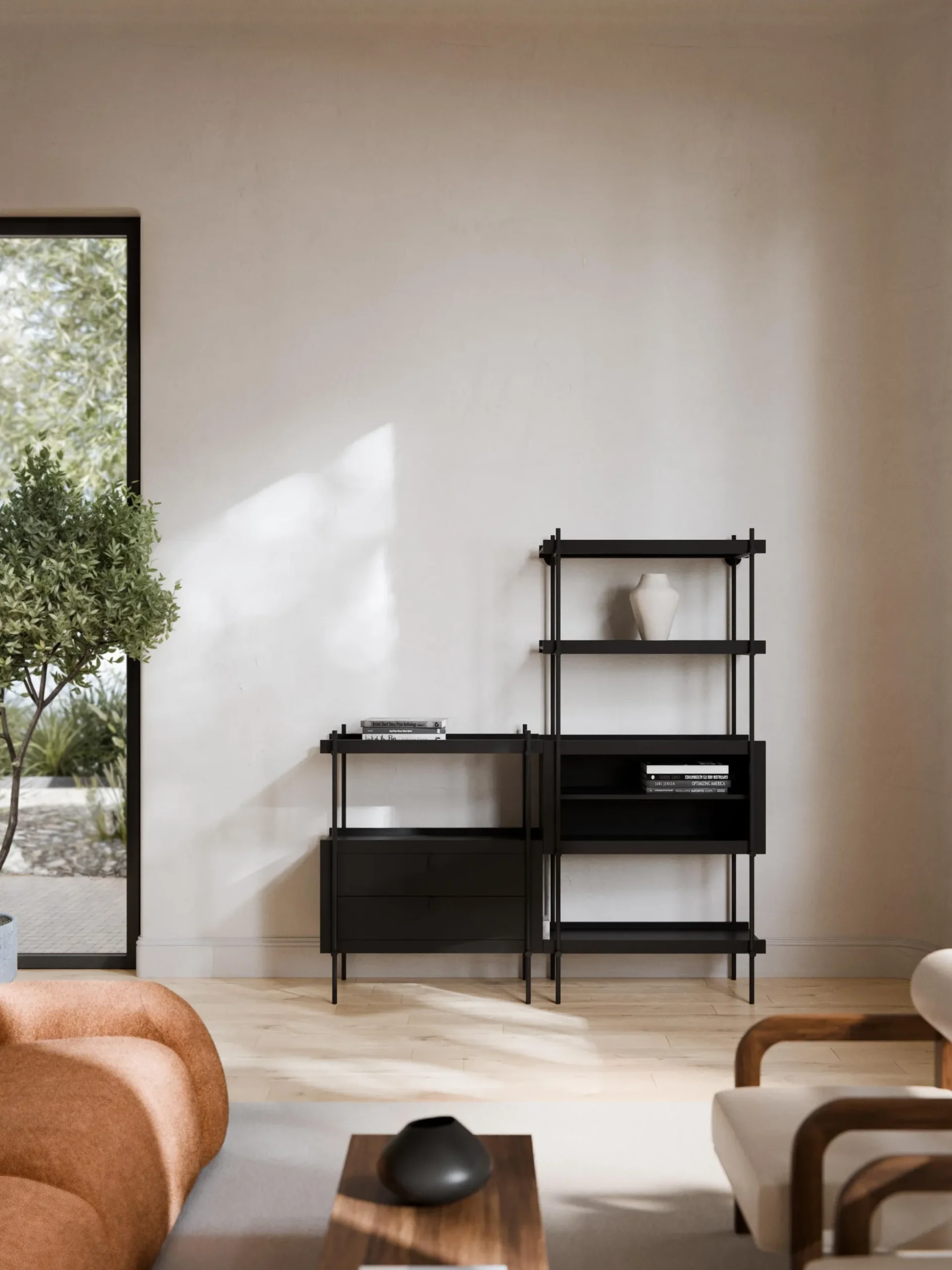 Scaffale con cassetti Rio