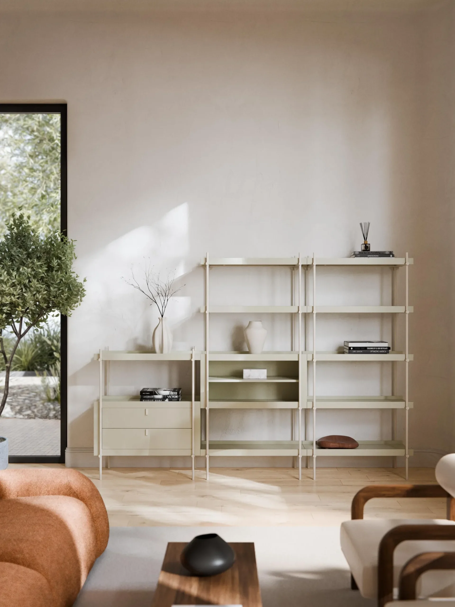 Scaffale con cassetti Rio