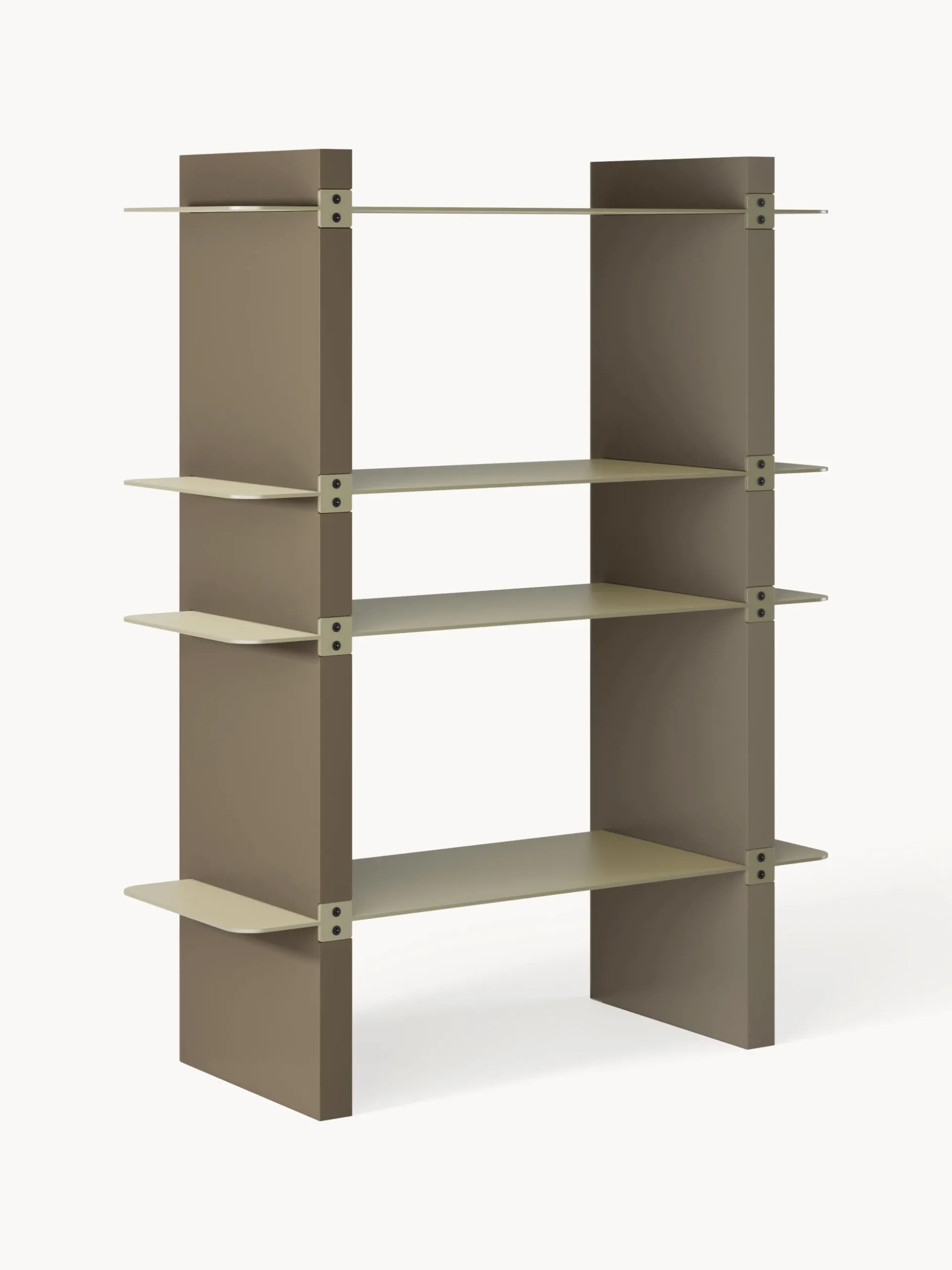 Scaffale con elementi in metallo Rami