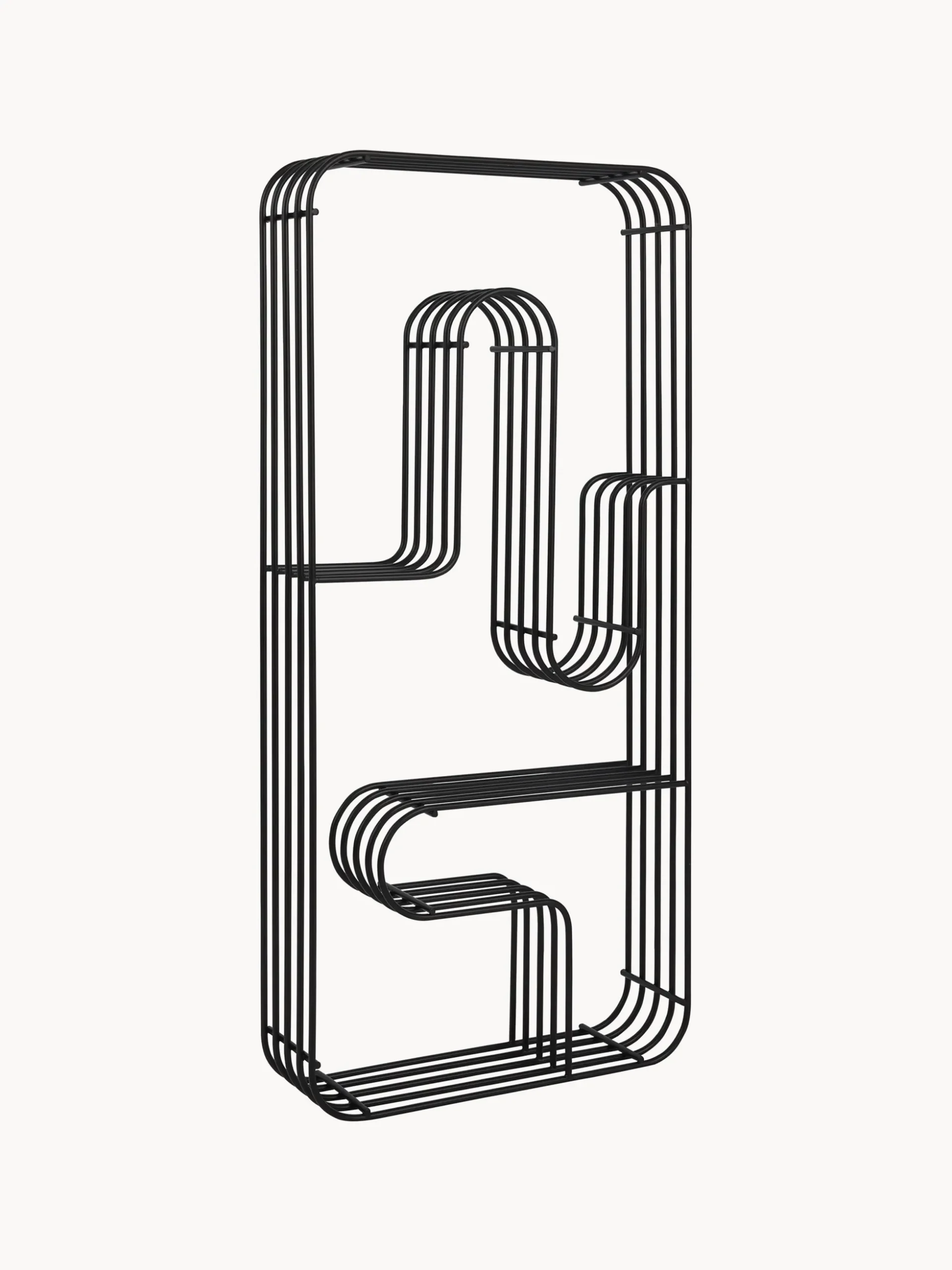 Scaffale da parete in metallo Curva