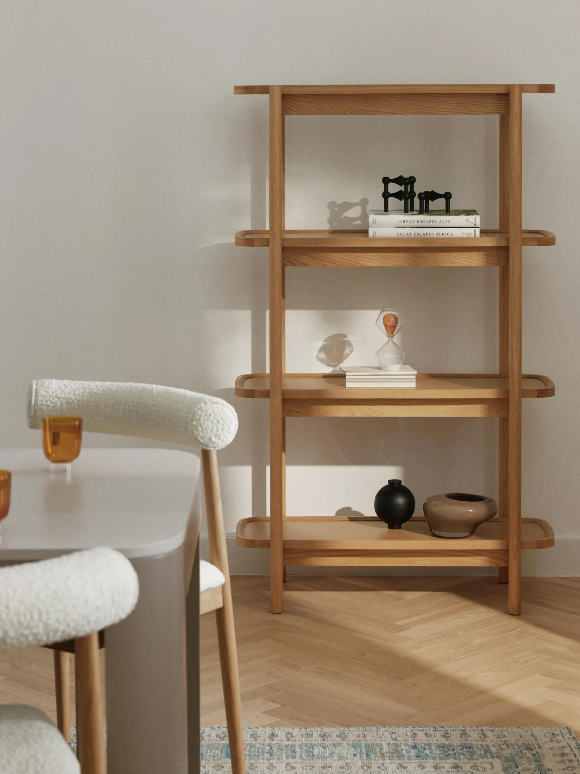 Scaffale in legno Libby