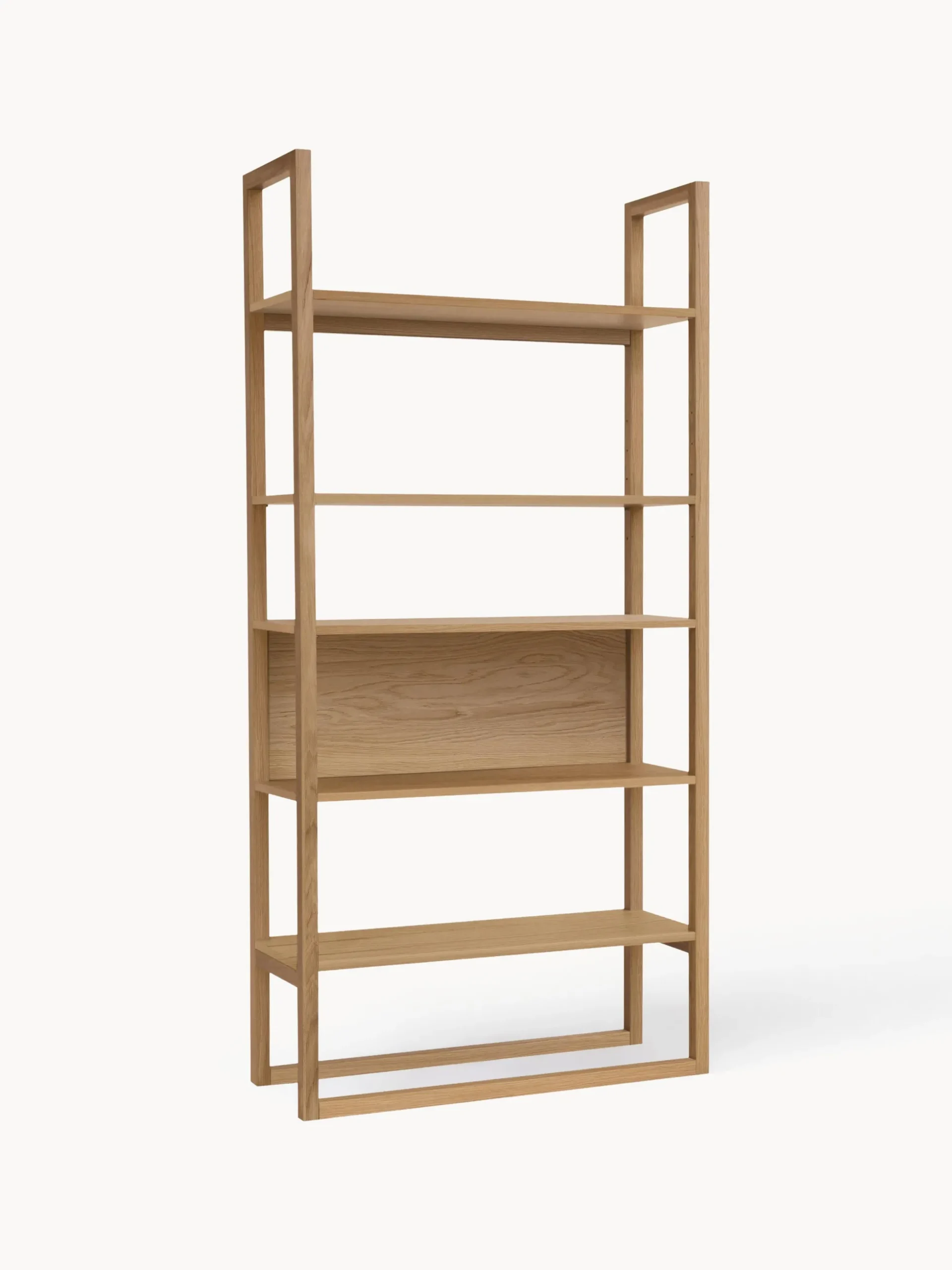 Scaffale alto in legno di quercia NewEst