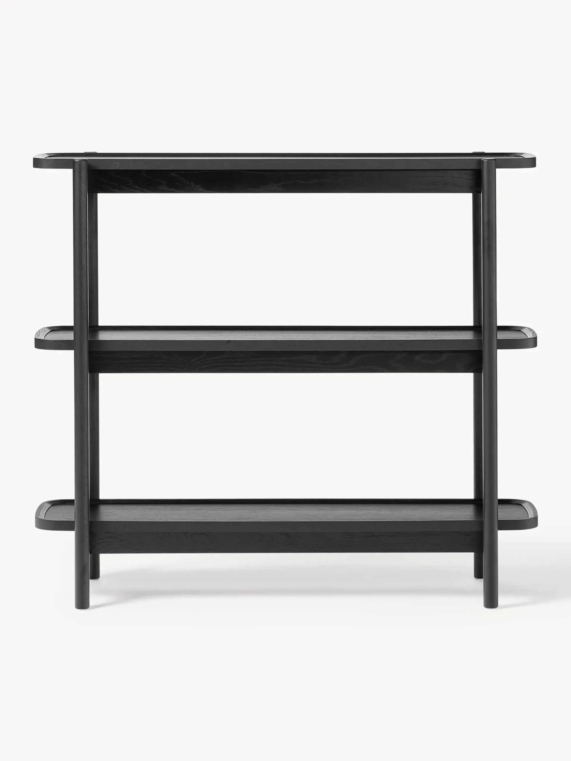 Scaffale basso in legno Libby