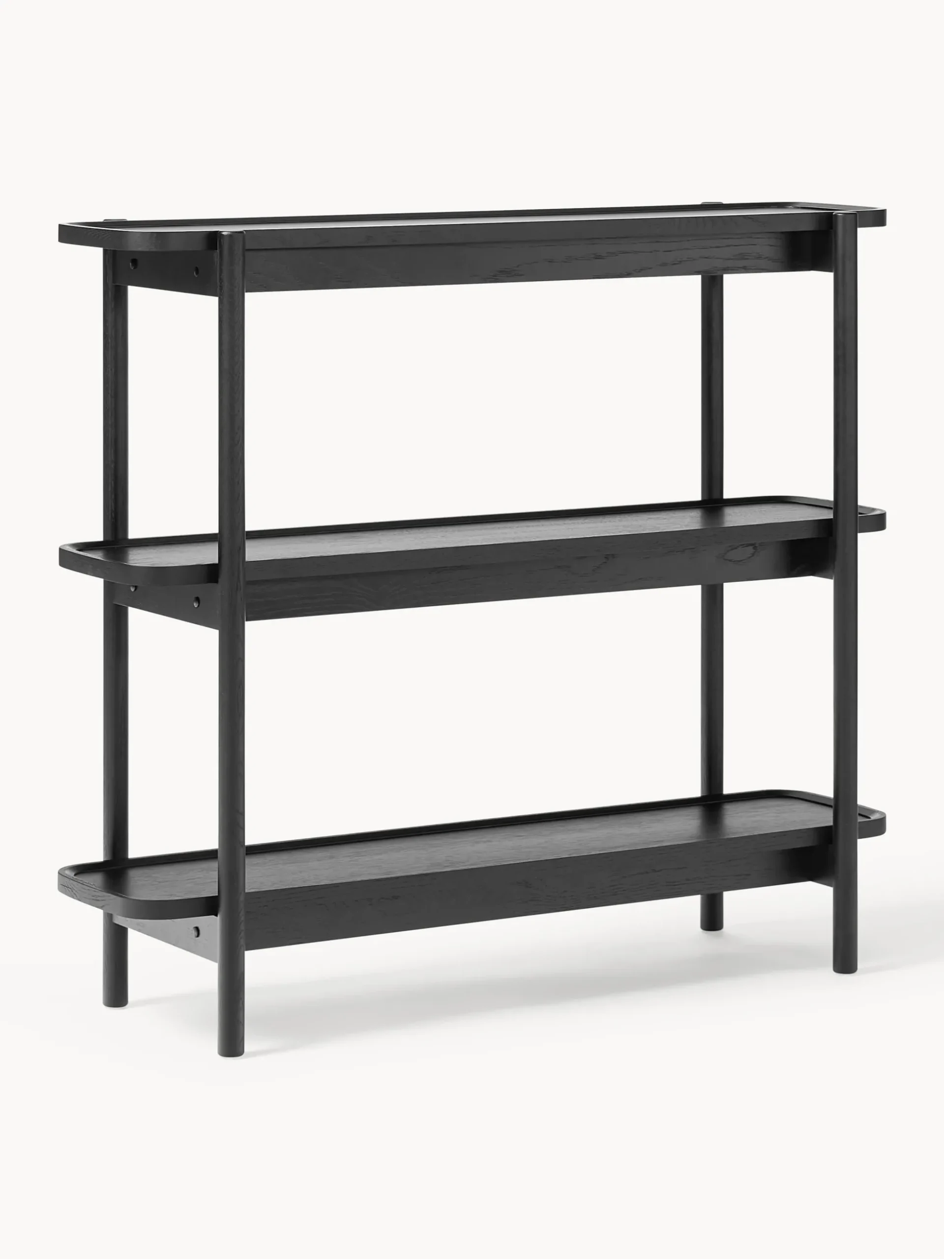Scaffale basso in legno Libby