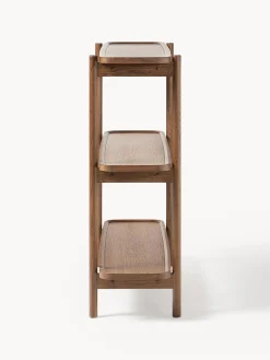 Scaffale basso in legno Libby
