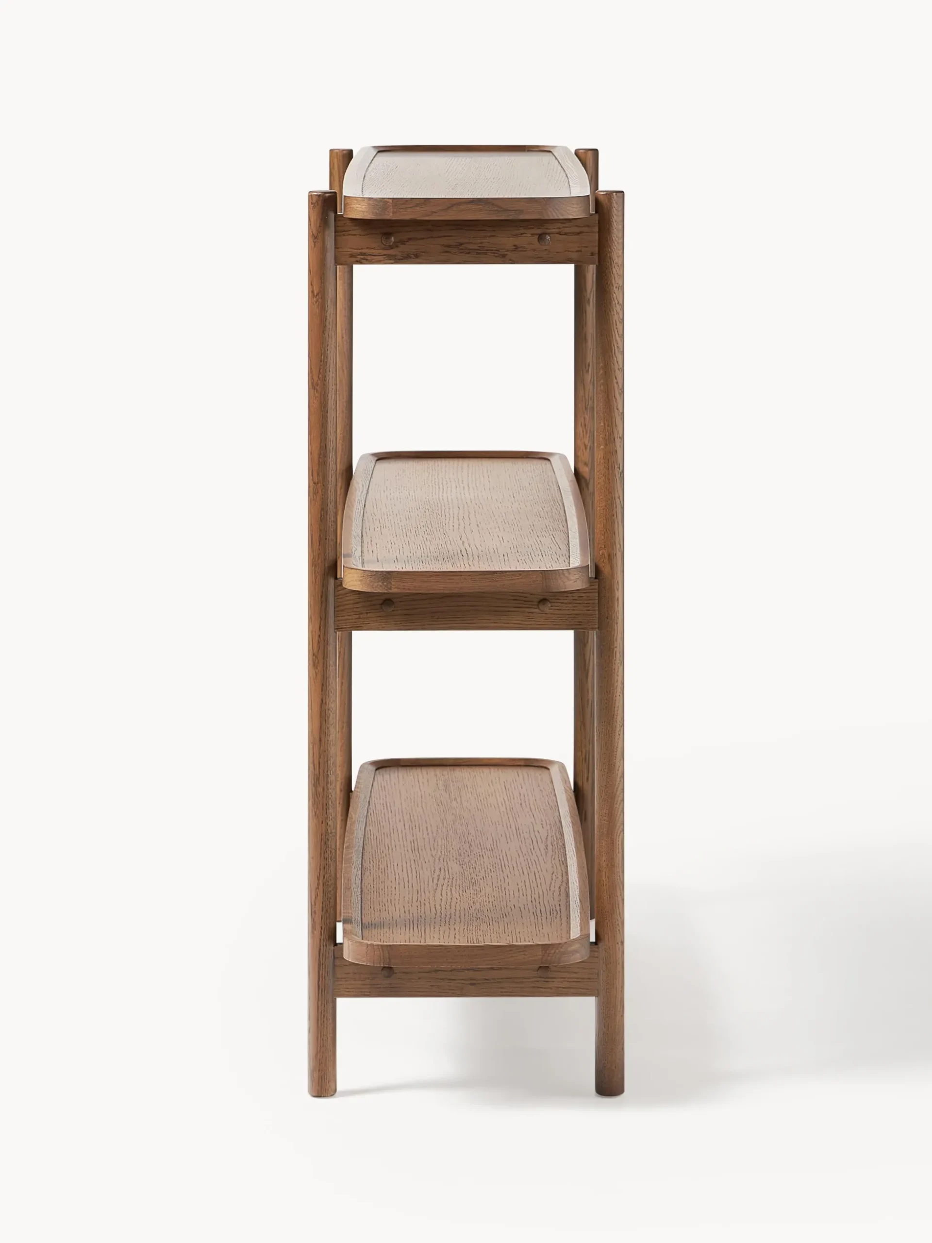 Scaffale basso in legno Libby