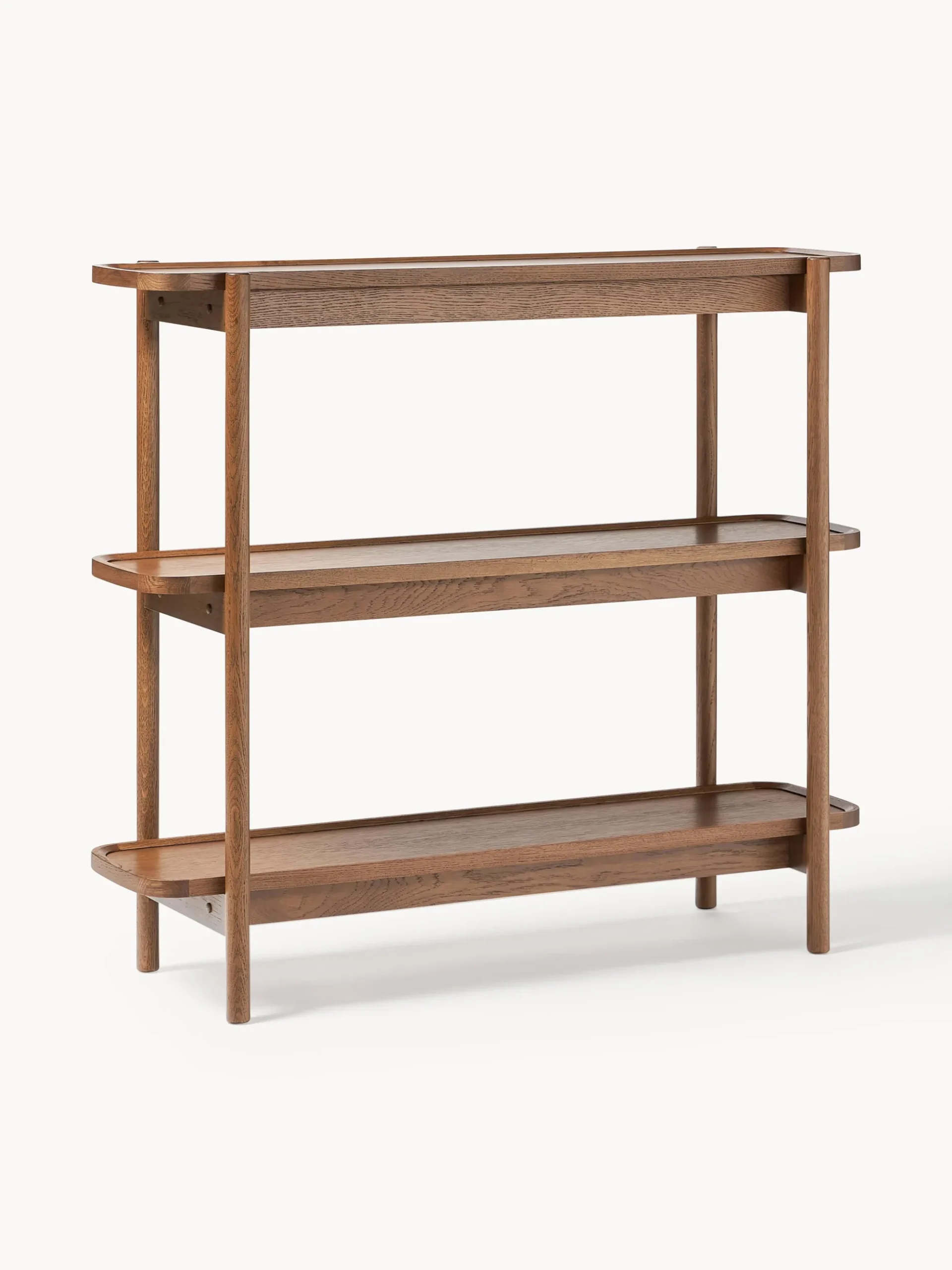 Scaffale basso in legno Libby